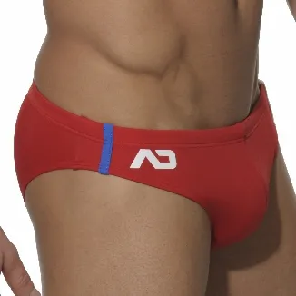 Addicted Slip de bain LOW CUT SPORTS Rouge