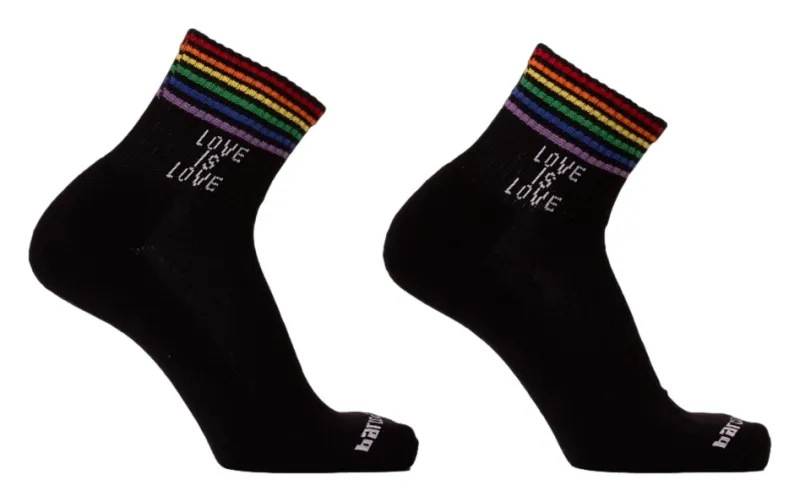 Chaussettes LOVE IS LOVE Rainbow-Noir