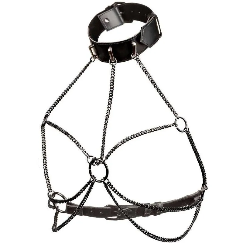 Harnais Collier Multi-Chaînes Euphoria Taille Plus - CalExotics