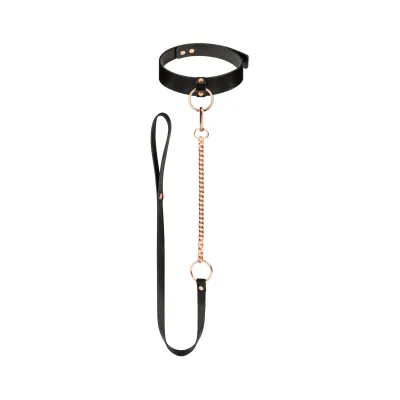 Collier avec Laisse Dorée