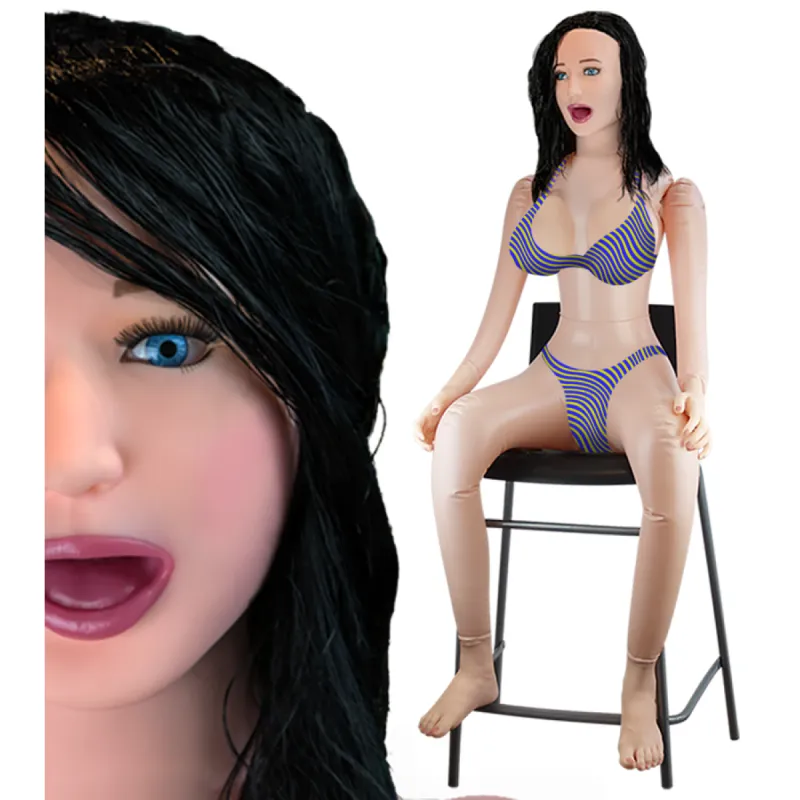 Poupée gonflable assise Cassandra
