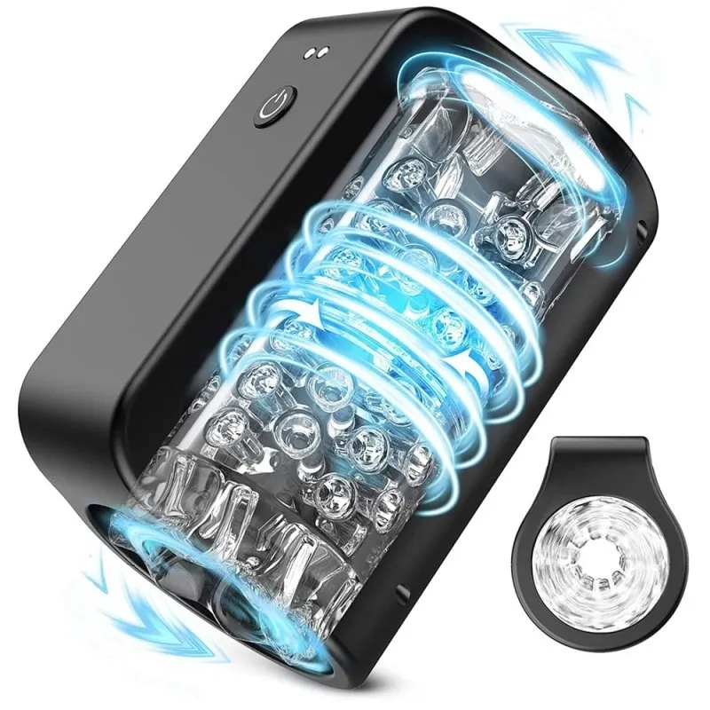 Masturbateur rotatif ROATING BLOW 7 Modes Noir