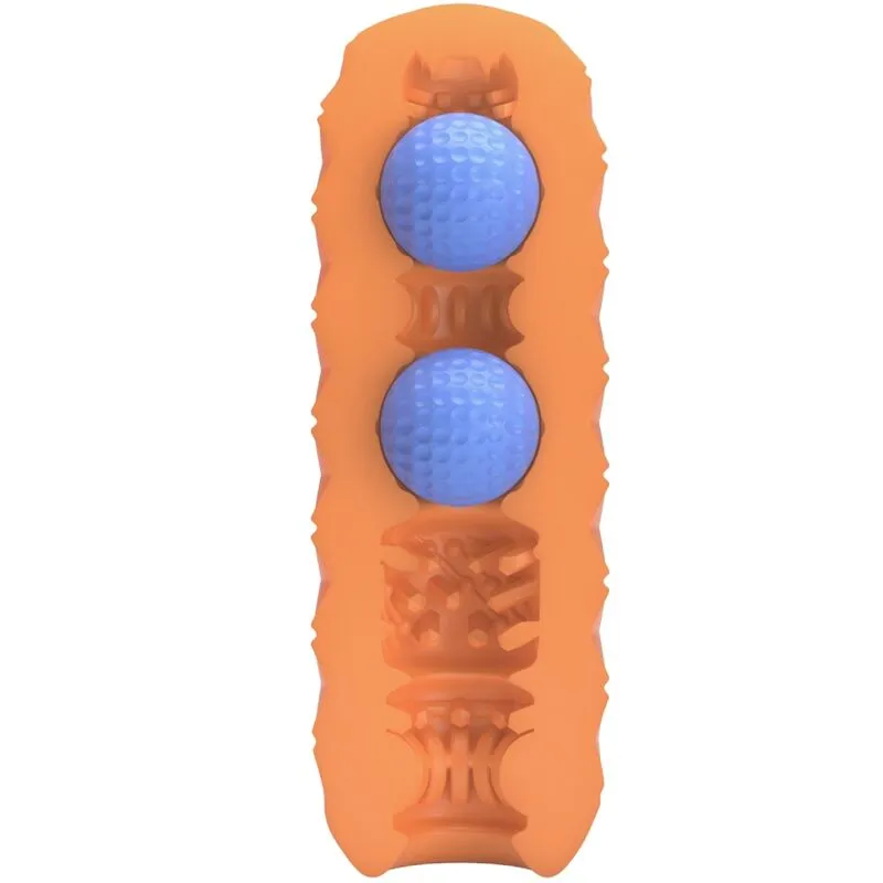 Masturbateur Masculin Pretty Love Double Boules Orange - Pretty Love