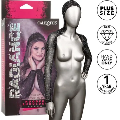 Boléro Radiance à Capuche Strass Grande Taille - CalExotics