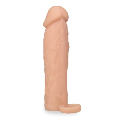 Gaine pénis réaliste en silicone médical 18,0cm