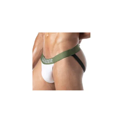 Jockstrap GI ARMY Kaki-Blanc
