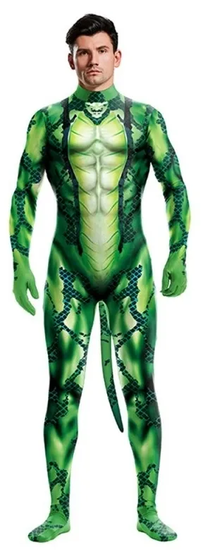 CosplayBoys Combinaison Cosplay Grenouille FROGMAN Vert