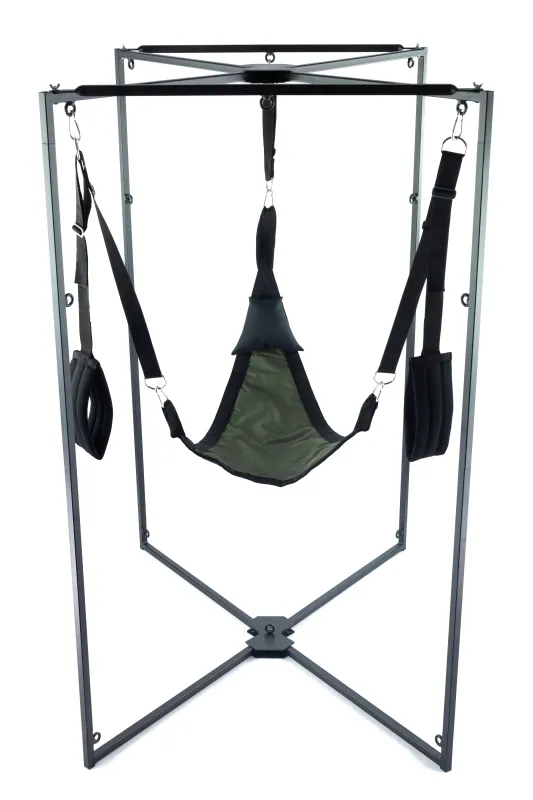 Kit Sling Tissu Triangle Kaki-Noir Armature Noire