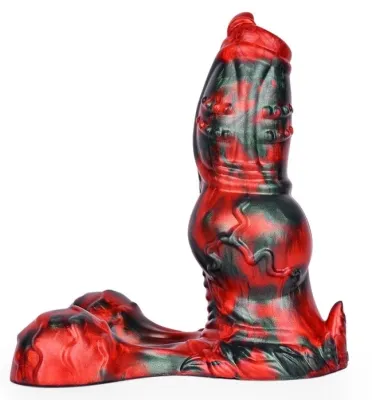 Gode Fantasy EKURIX 17 x 7.5cm Noir et Rouge