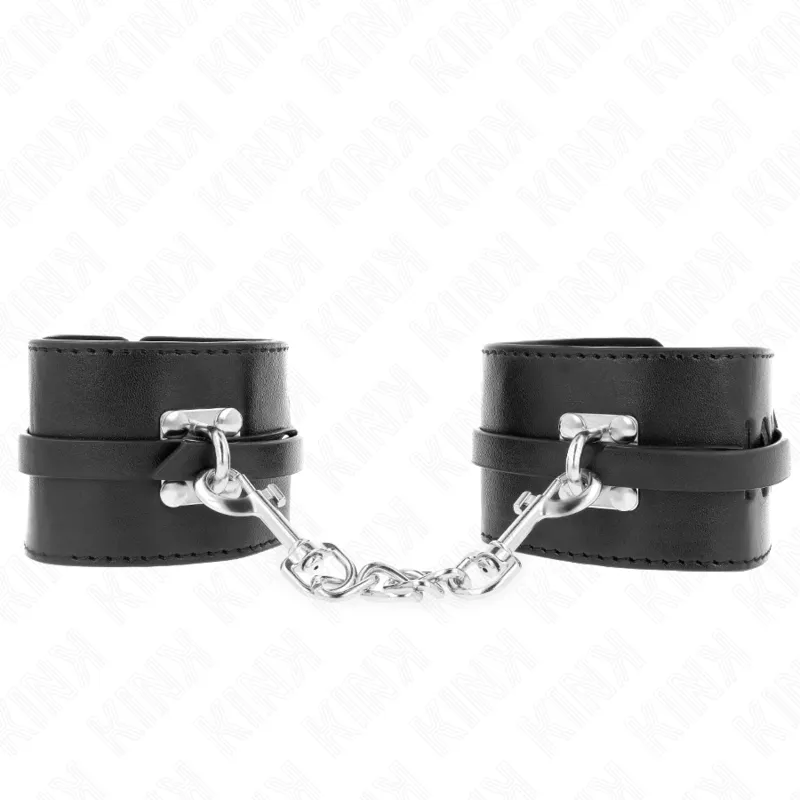 Appui-Poignets Verrouillables Deluxe Noir Ajustable - KINK