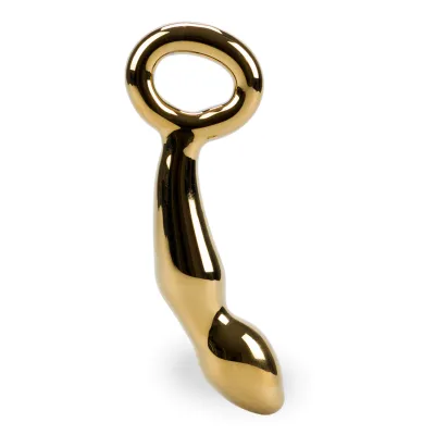 Gode godemichet en verre Gold Digger gode vaginal ou anal homme ou femme - Gold
