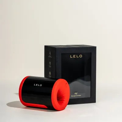 Lelo F2S masturbateur connecté - 11 cm Bleu