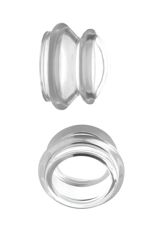 Suce-tétons transparents PLUNGERS Large 40mm