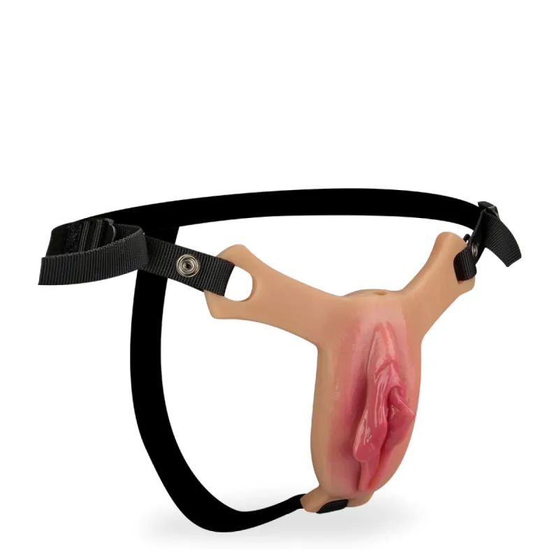 Faux vagin avec sex grinder et harnais réglable Drusilla