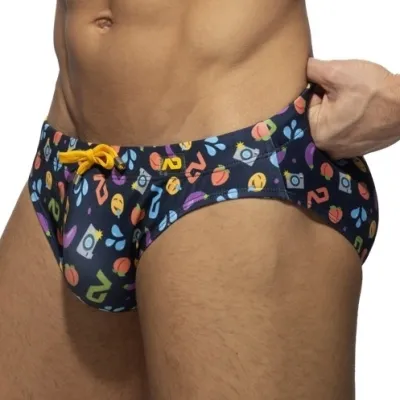 AD Fetish Slip de bain EMOJI SWIM Marine