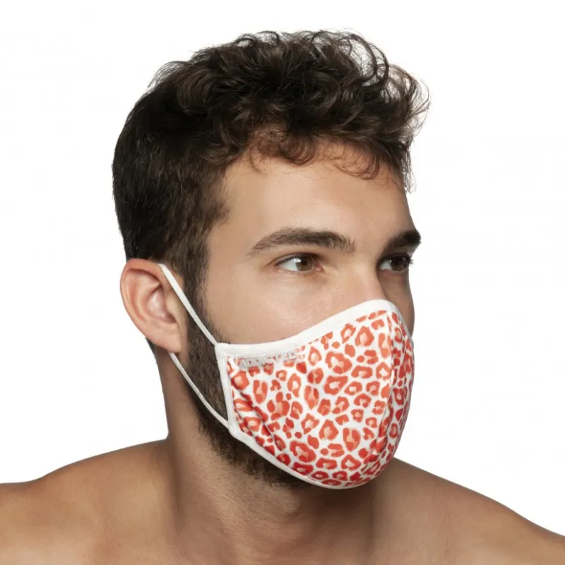 Masque alternatif LEOPARD Rouge