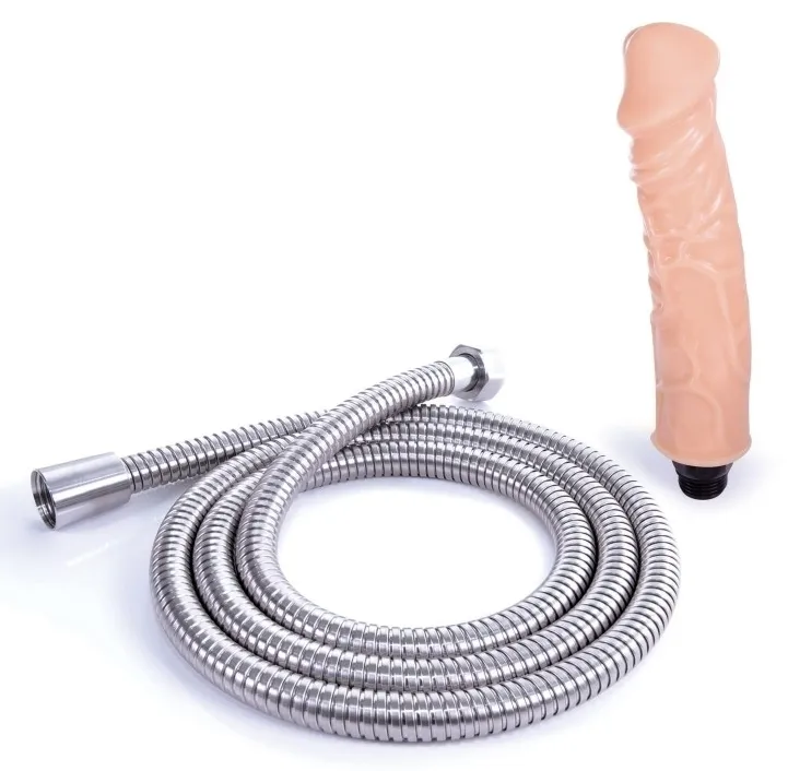 Tuyau de lavement avec Gode BIG SPLASH 16 x 4cm