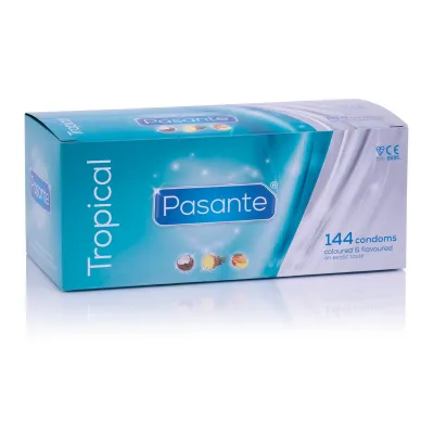Pasante Préservatifs aromatisés TROPICAL 53mm x144