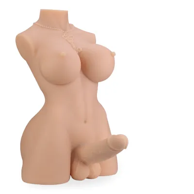 Buste masturbateur trans avec pénis et anus Tianna 7,7kg