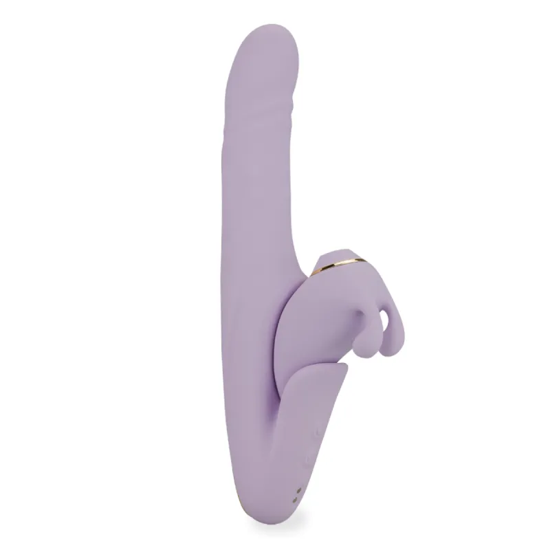 Vibromasseur rabbit avec stimulateur sans contact amovible Unattached