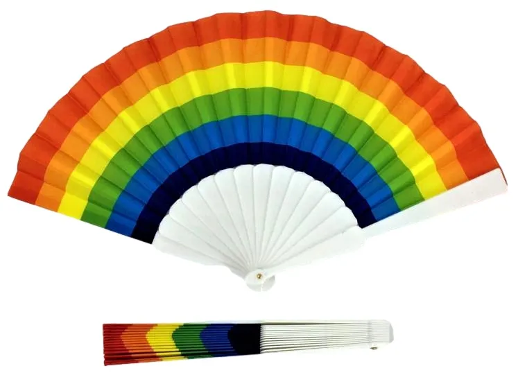 Éventail Rainbow 23cm