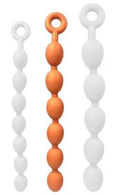 Chapelet anal CHAPIRA M 43 x 4.8 cm Orange