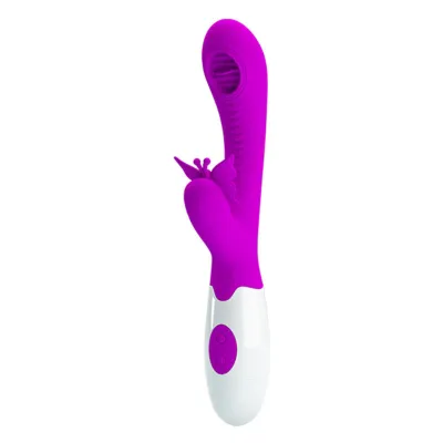 Vibromasseur Rabbit Pretty Love Double Stimulation Lilas