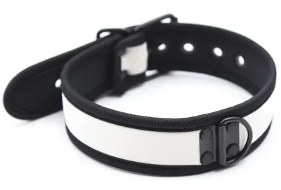 Collier Néoprène SIMPLY PUPPY Blanc