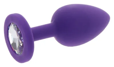 Plug Bijou DIAMOND BOOTY S 6 x 2.8cm Violet