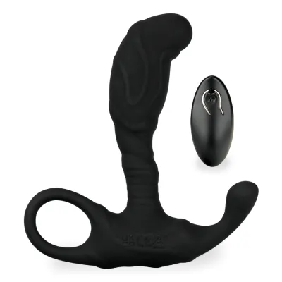 Vibromasseur anal Stimulateur de prostate télécommandé Genius - Noir