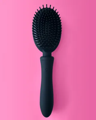 Brosse à Cheveux Vibrante VIBRALISS 11.5 x 3.3cm Noir