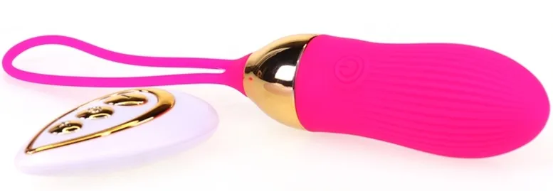 Oeuf vibrant STRIPE SEX 8.5 x 3cm Fuchsia