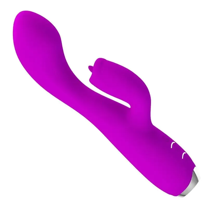 Vibrateur Lapin Rechargeable Gloria Imperméable Violet - Pretty Love
