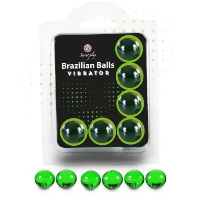 Boules de massage vibration Brazilian Balls x6 - Secret Play