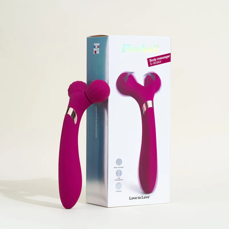 Masseur-vibro Fireball de Love to Love - 21 cm Rose