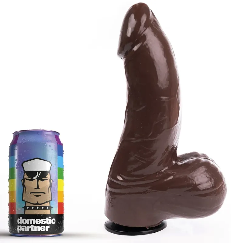 Gode réaliste XXL DP84BR GRENADIER L 18 x 8 cm Marron