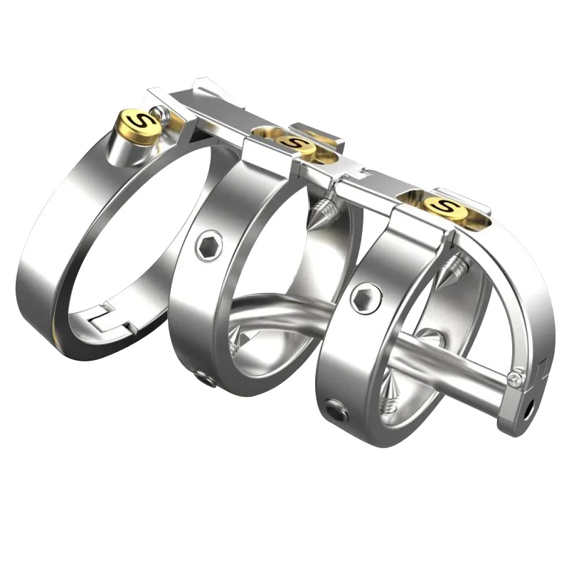 Cage de chasteté avec Tige d'urètre FULL MECHANIC 6.5 x 3.5cm