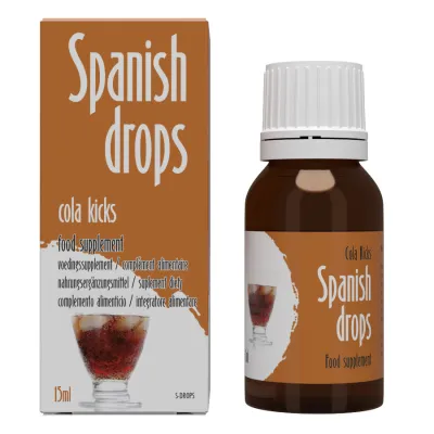 Pastilles Stimulantes Spanish Drops Cola Kicks 15ml - Cobeco