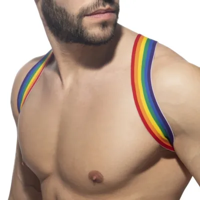 Harnais élastique SPIDER RAINBOW Addicted