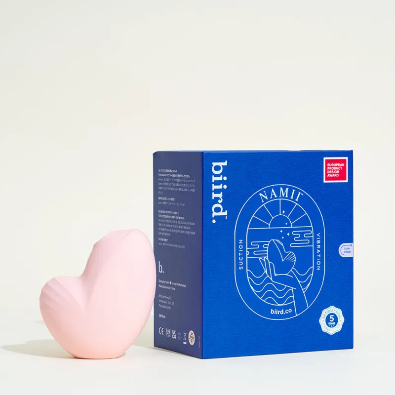 Stimulateur clitoridien Namii de Biird - 8,9 x 5,4 x 8,1 cm Rose
