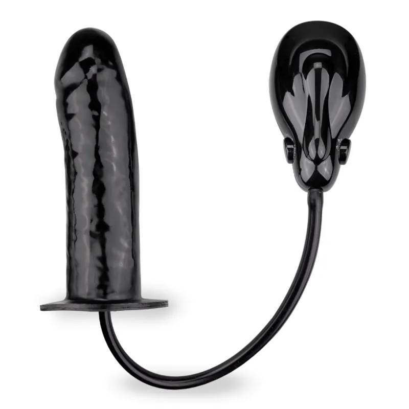 Gode godemichet gonflable vibrant à pompe automatique gode vaginal ou anal homme ou femme -