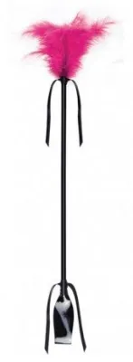 Cravache et Plumeau SECRET TOUCH 50cm Fuchsia