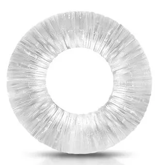 Anneau pénien flexible STRIPED Transparent