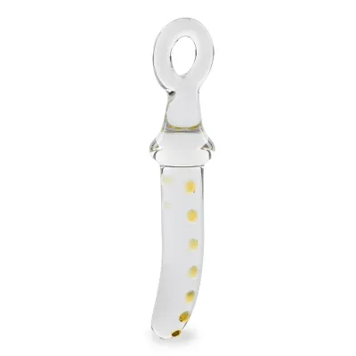 Gode godemichet en verre Olympe gode vaginal ou anal homme ou femme - Jaune