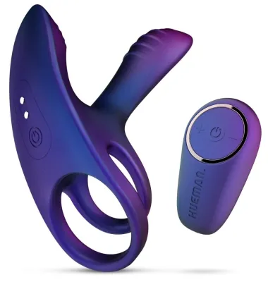 Anneau pénien avec Embout Vibrant INFINITY IGNITE Hueman - Diamètre 38mm