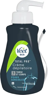 Crème dépilatoire Homme Peaux sensibles VEET MEN 400ml