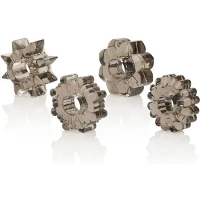 Anneaux Péniens Basic Essentials Pack de 4 - Calexotics