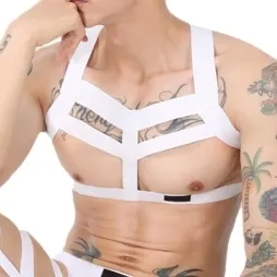Harnais élastique MULTI BAND Blanc