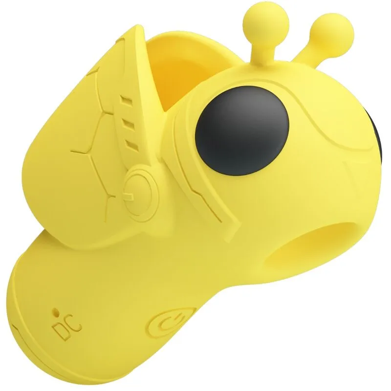 Vibromasseur à Doigt Mini Jouets Amusants Jaune - Pretty Love