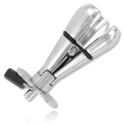 Plug anal de chasteté ASS LOCK STEEL 9 x 4.7cm